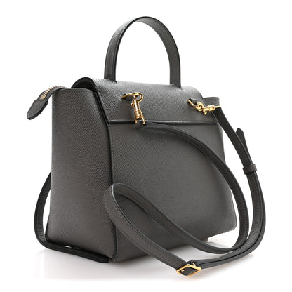 Celine Grained Calfskin Nano Belt Bag Grey 3 of 12