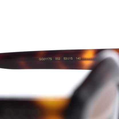 Gucci Cat Eye GG0117S Sunglasses Tortoise 5 of 10