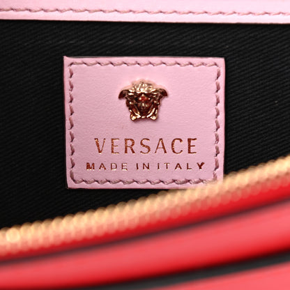 Versace Calfskin Medusa Wallet on Chain Crossbody Pink Red 6 of 15