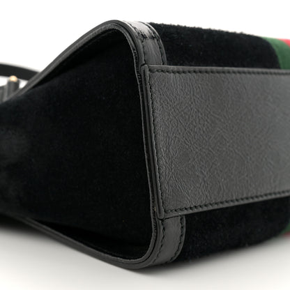 Gucci Suede Patent GG Web Small Ophidia Tote Bag Black 9 of 11