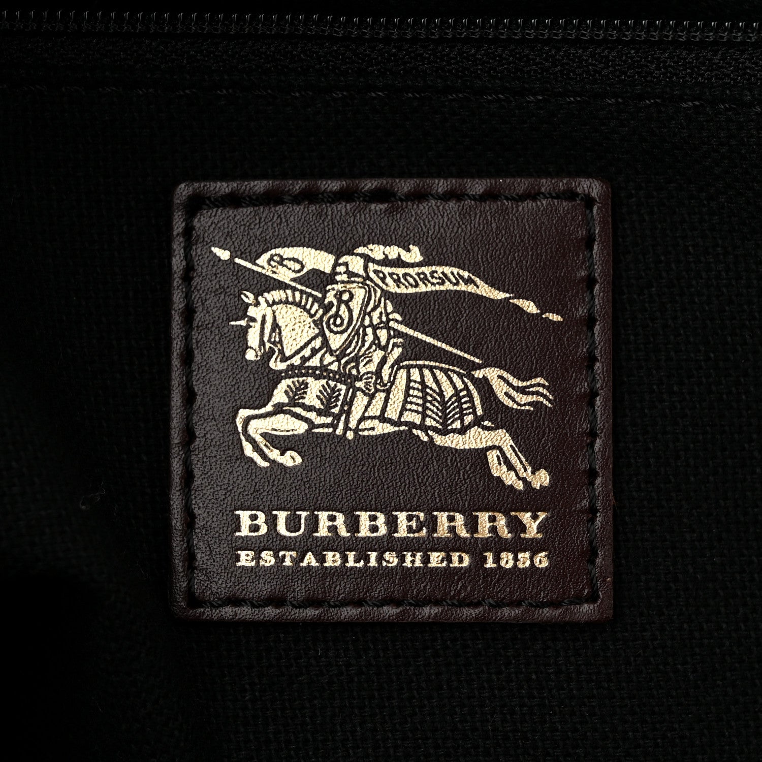Burberry Haymarket Check Studded Satchel Chocolate 6 of 11