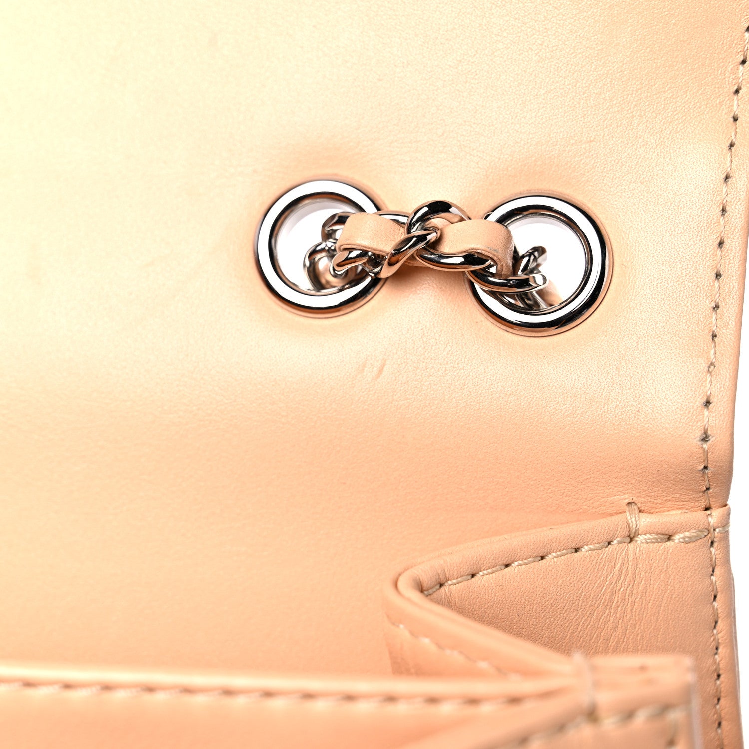 Chanel Calfskin Braided Small Chic Flap Light Beige 31 of 37