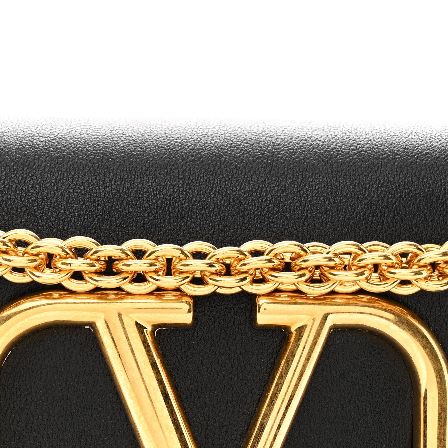 Valentino Garavani Calfskin Vlogo Small Loco Shoulder Bag Black 8 of 10