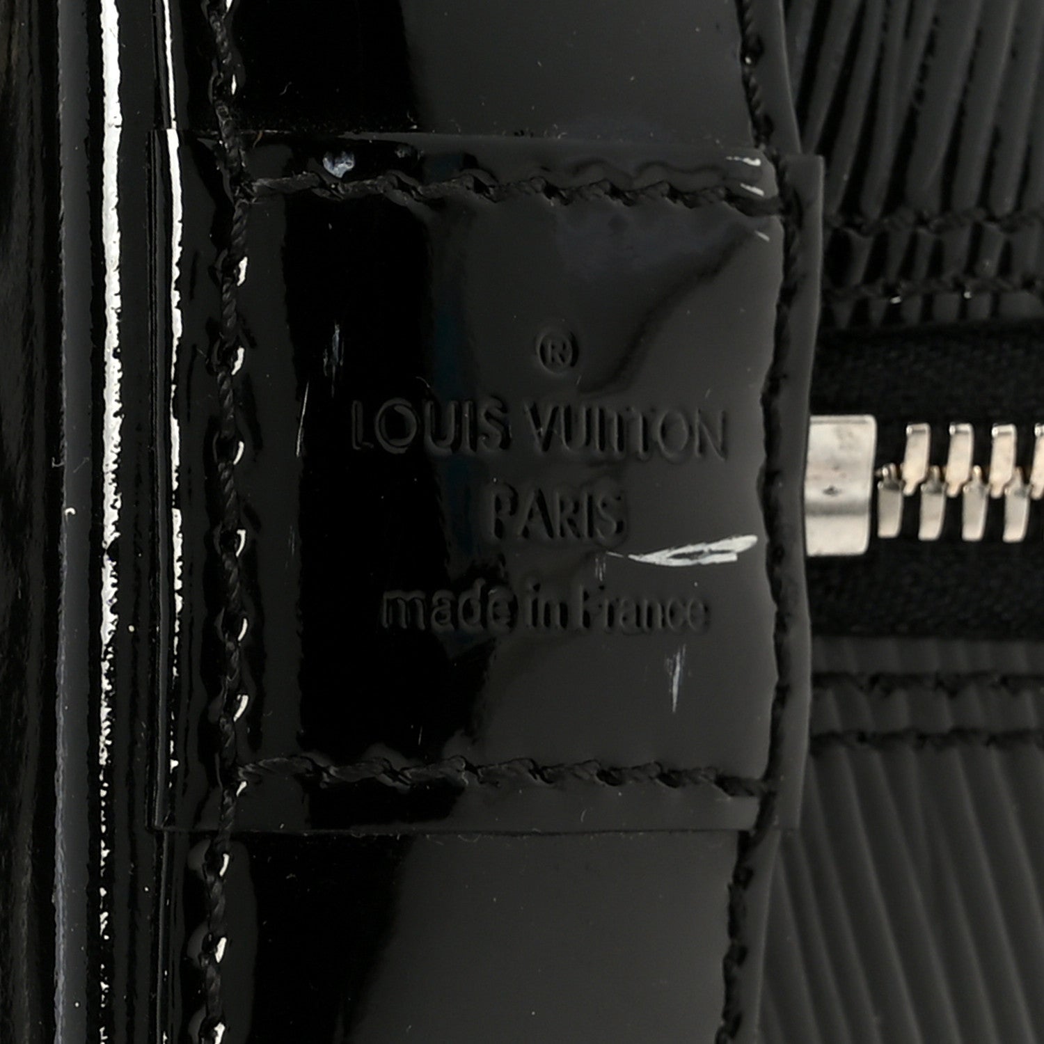 Louis Vuitton Electric Epi Alma MM Black 6 of 11