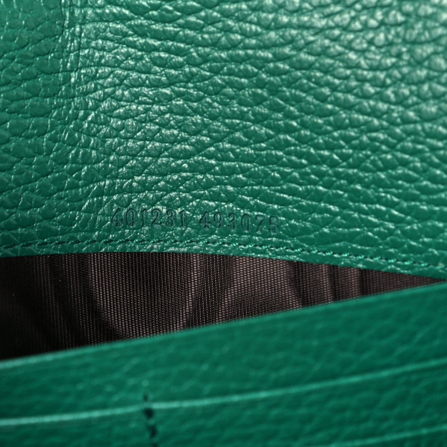 Calfskin Mini Dionysus Chain Wallet Emerald