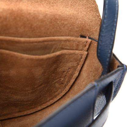 Loewe Grained Calfskin Mini Gate Crossbody Bag Steel Blue 9 of 10