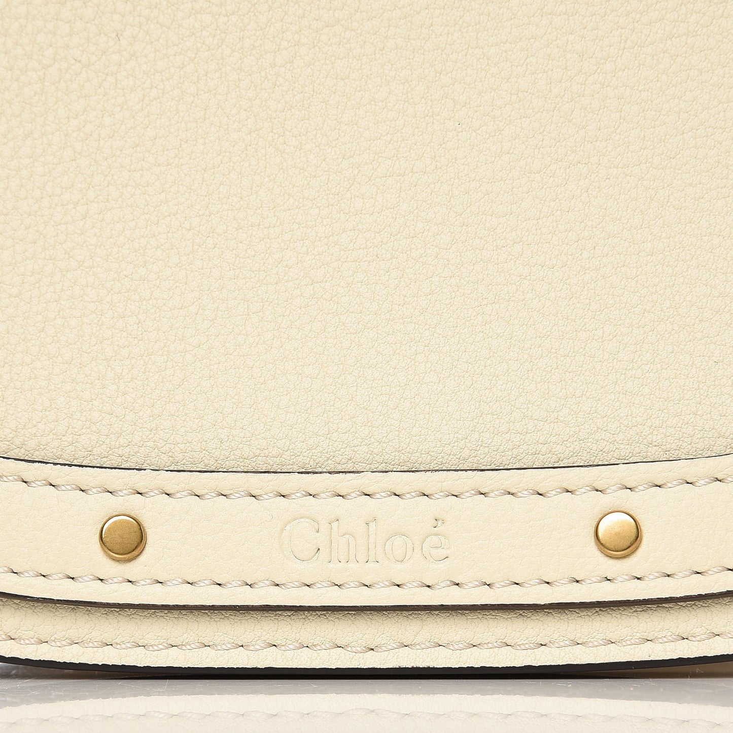 Calfskin Suede Medium Nile Bracelet Bag Off White