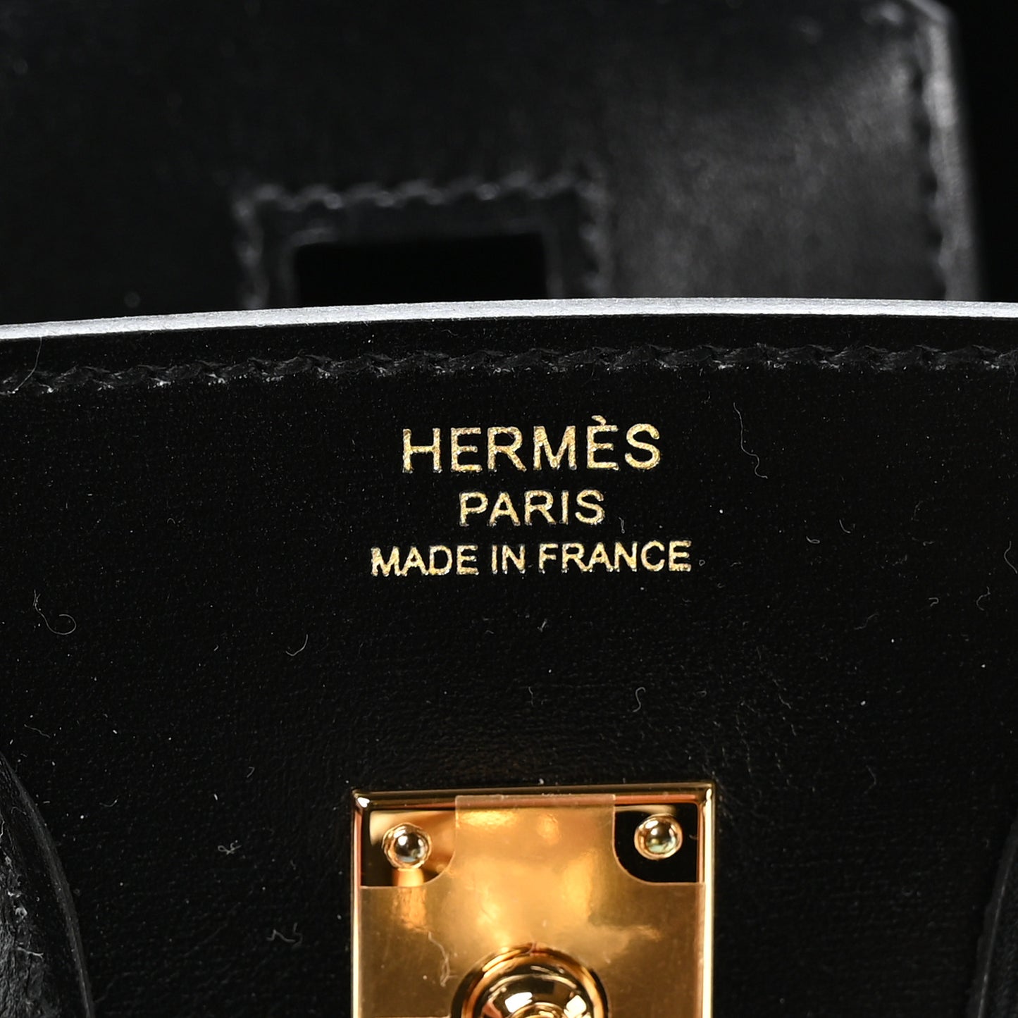 Box Birkin Sellier 25 Black