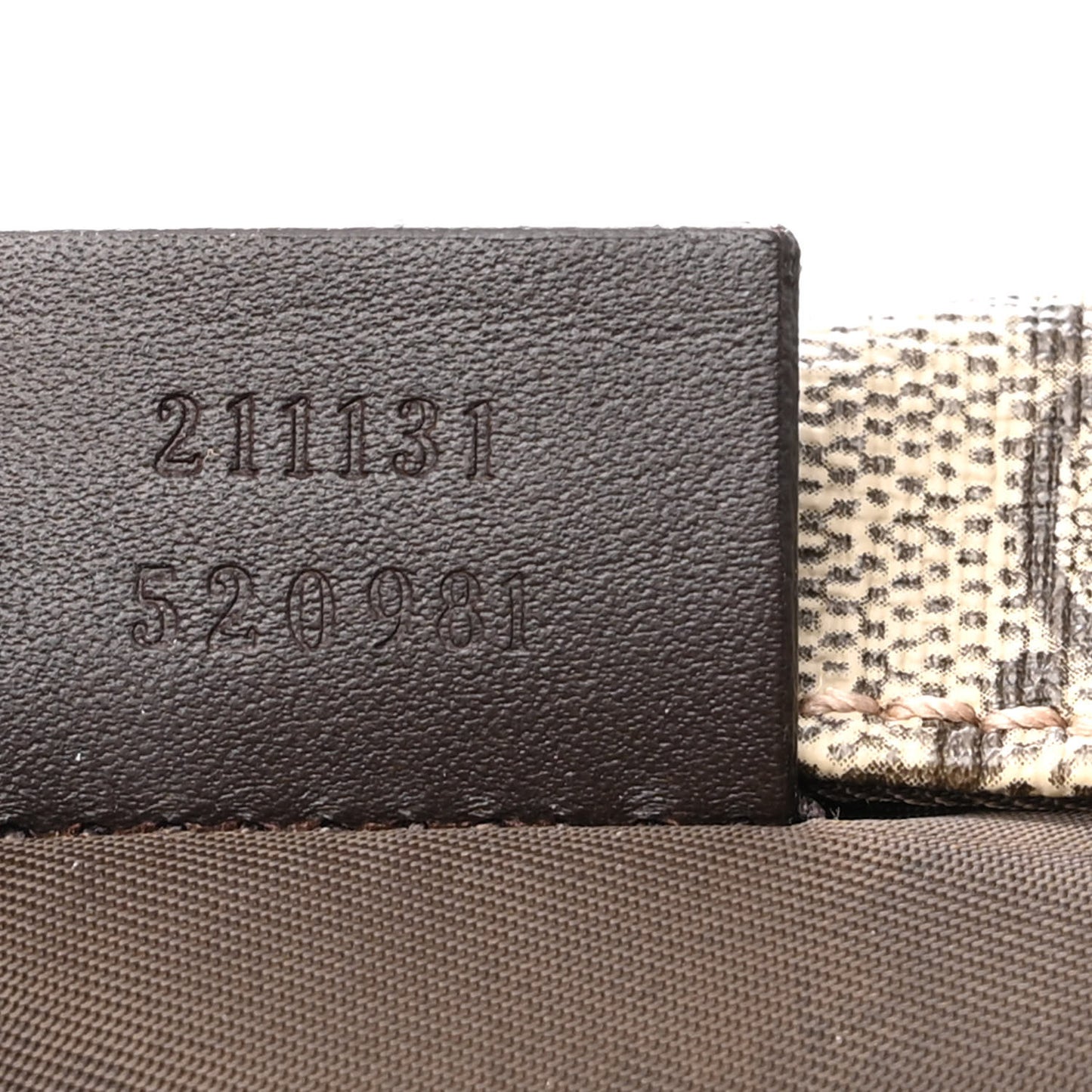 GG Plus Monogram Messenger Diaper Bag Dark Brown