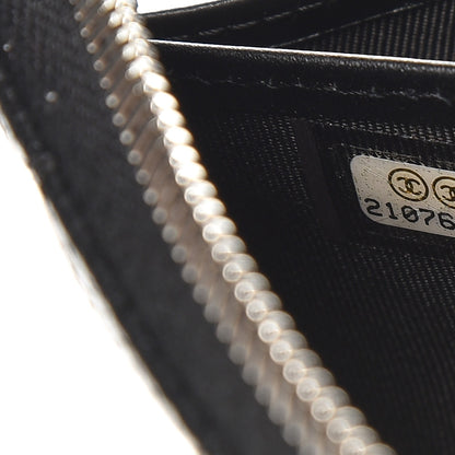 Chanel Caviar Quilted Large Gusset Zip Around Wallet Black 8 of 8