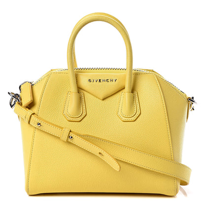 Givenchy Sugar Goatskin Mini Antigona Yellow 1 of 16
