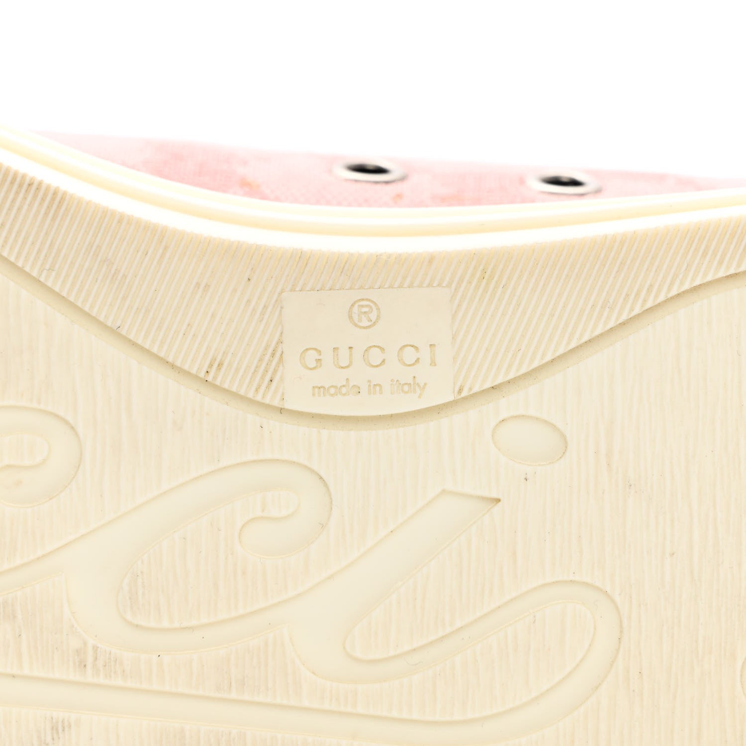 Gucci GG Monogram Calfskin Womens Low Top Sneakers 40 Pink Soft Pink 8 of 16