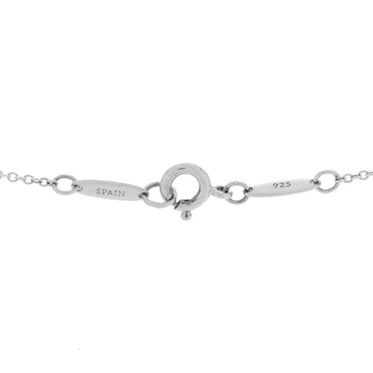 Tiffany Sterling Silver 16mm Elsa Peretti Open Heart Pendant Necklace 6 of 6