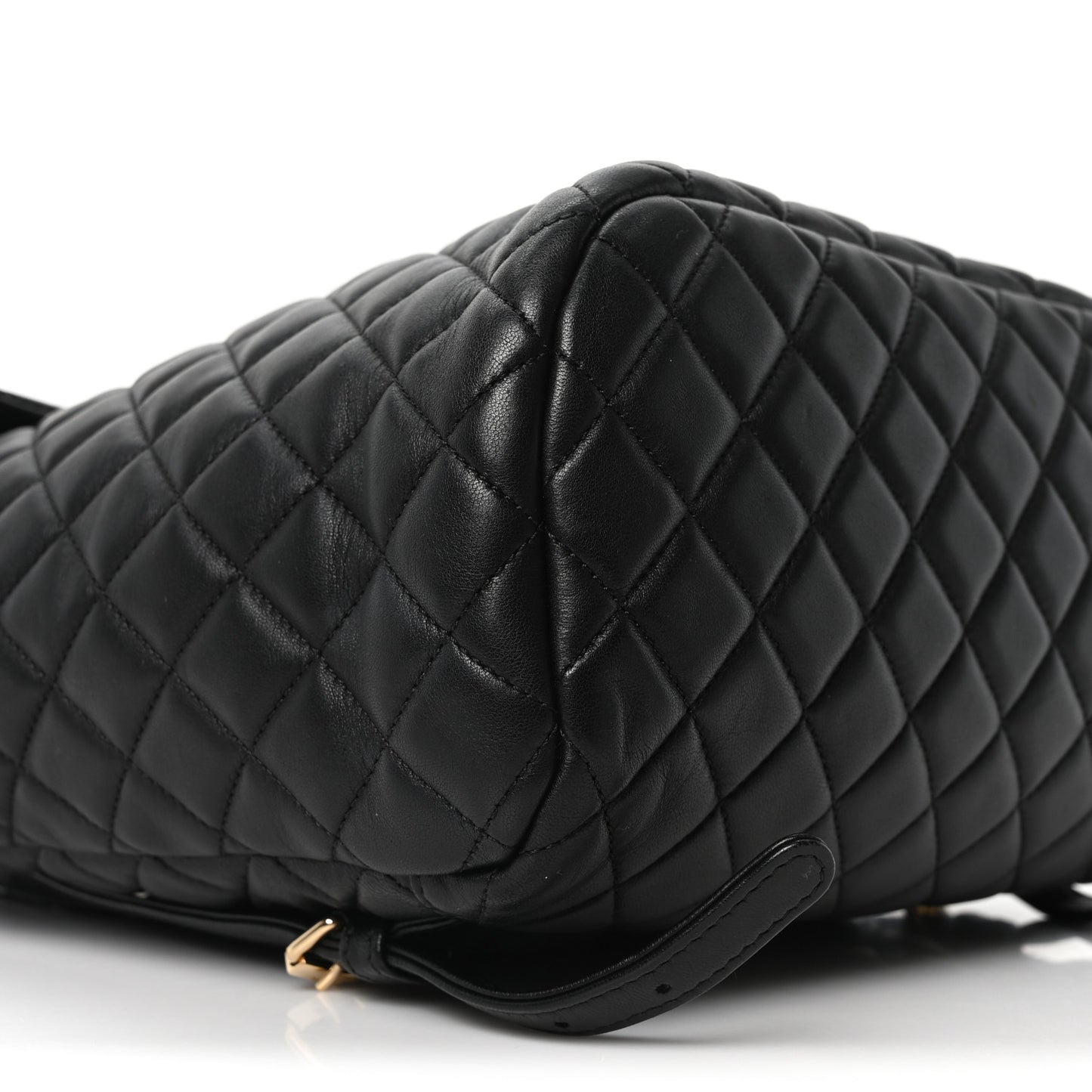 Lambskin Quilted Large Urban Spirit Backpack Black