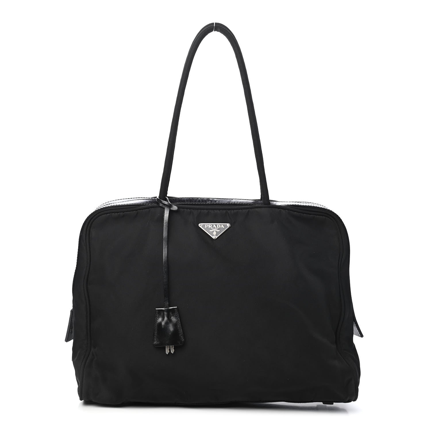 Prada Tessuto Nylon Shopping Tote Black 1 of 8