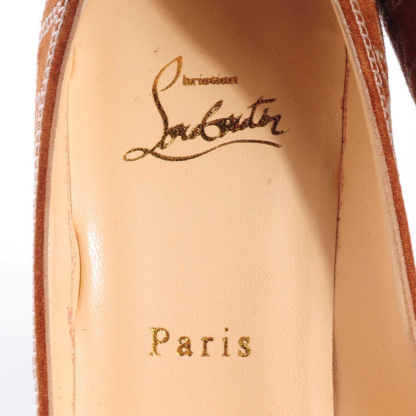 Suede Mendoza 140 Platform Peep Toe Pumps 39 Acajou