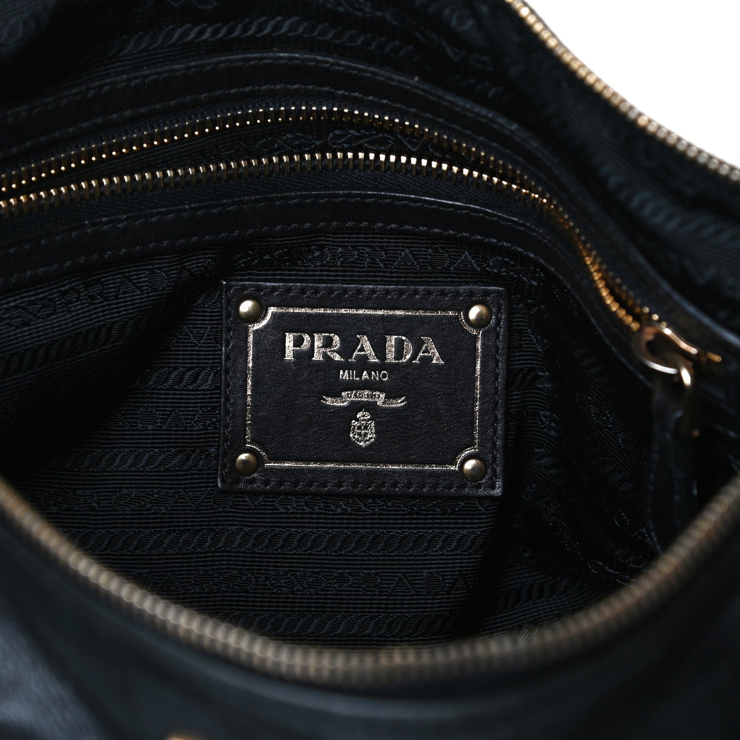 Prada Soft Calf Tote Black 11 of 16