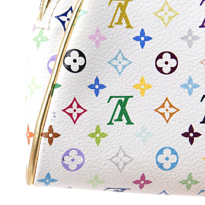 Louis Vuitton Monogram Multicolor Kate Clutch White 10 of 10