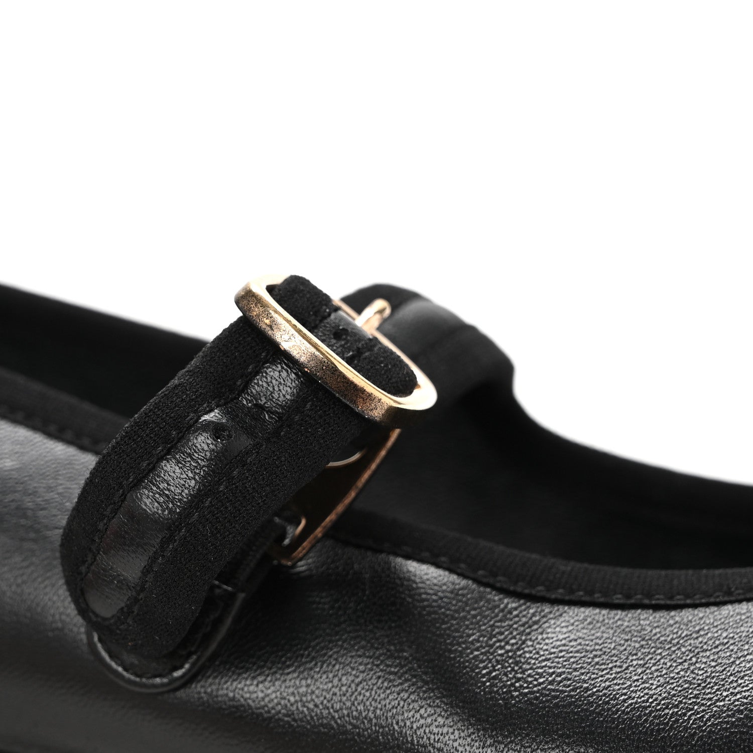 Chanel Lambskin Mary Jane Flats 36 Black 11 of 12