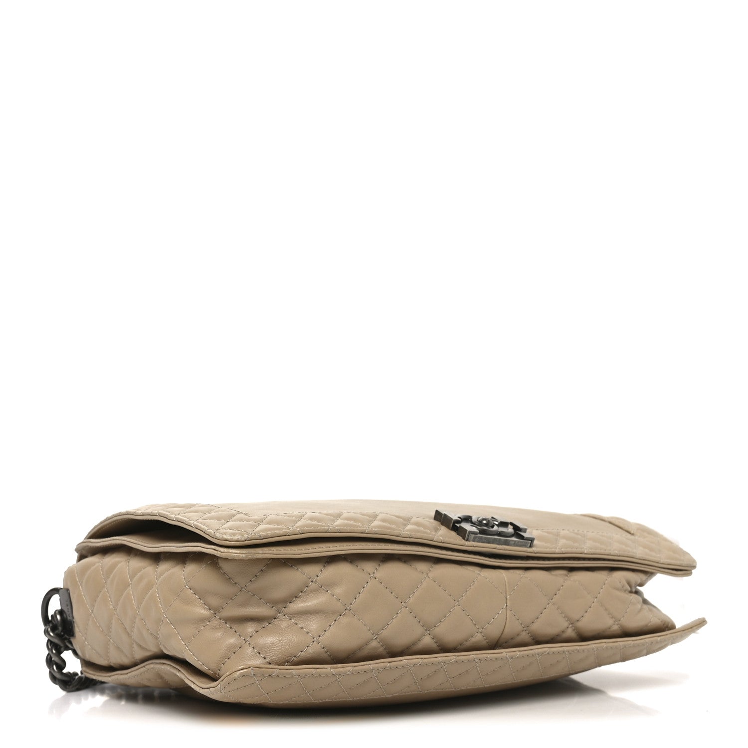 Chanel Calfskin Large Boy Reverso Flap  Beige 4 of 10