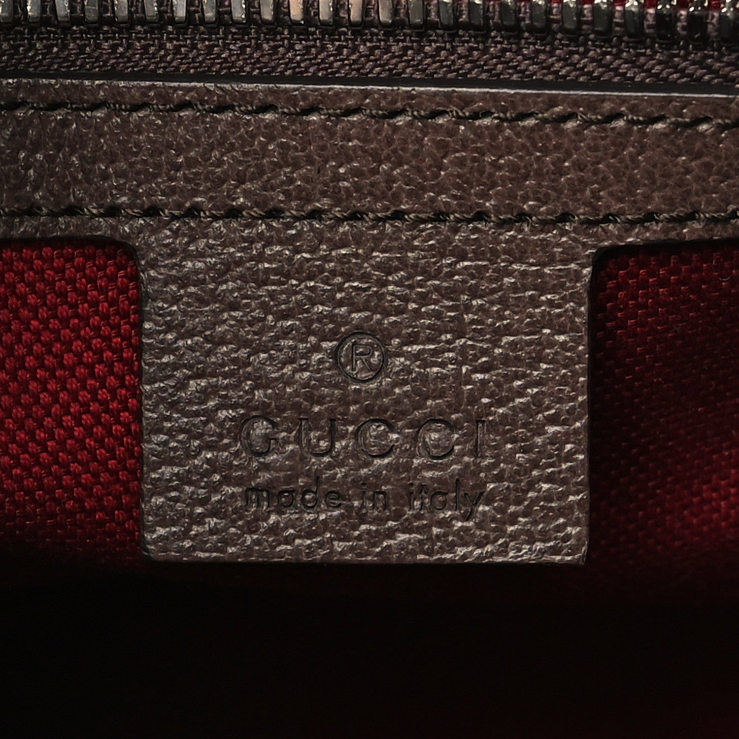 Gucci GG Supreme Monogram Textured Calfskin Square Messenger Bag Beige Ebony New Acero 6 of 10
