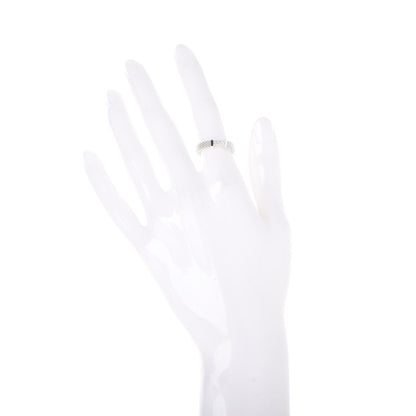 Tiffany Sterling Silver Diamond Narrow Somerset Ring 48 4.5 2 of 4