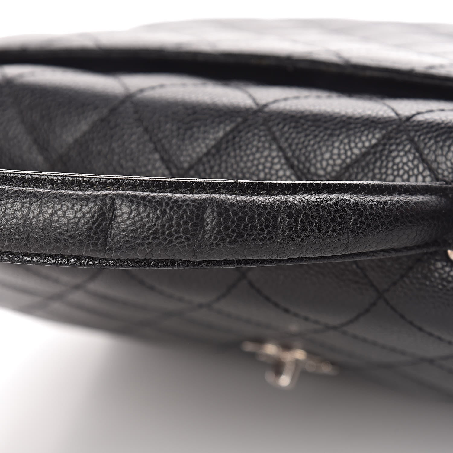 Chanel Caviar Quilted Jumbo Kelly Flap Black 15 of 18
