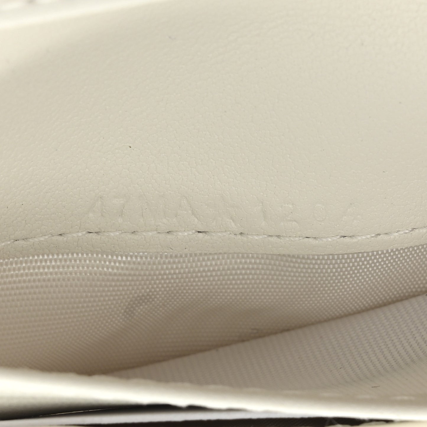 Calfskin Cabinet De Curiosites Print Caro XS Wallet White Multicolor