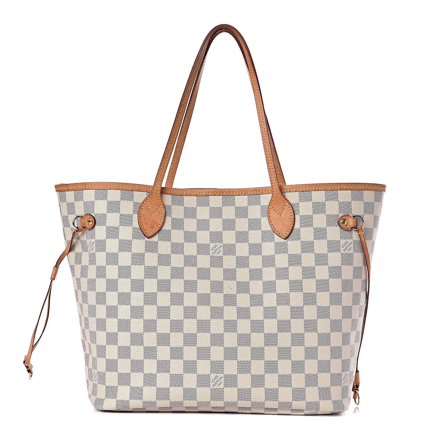 Louis Vuitton Damier Azur Neo Neverfull MM Rose Ballerine 1 of 19