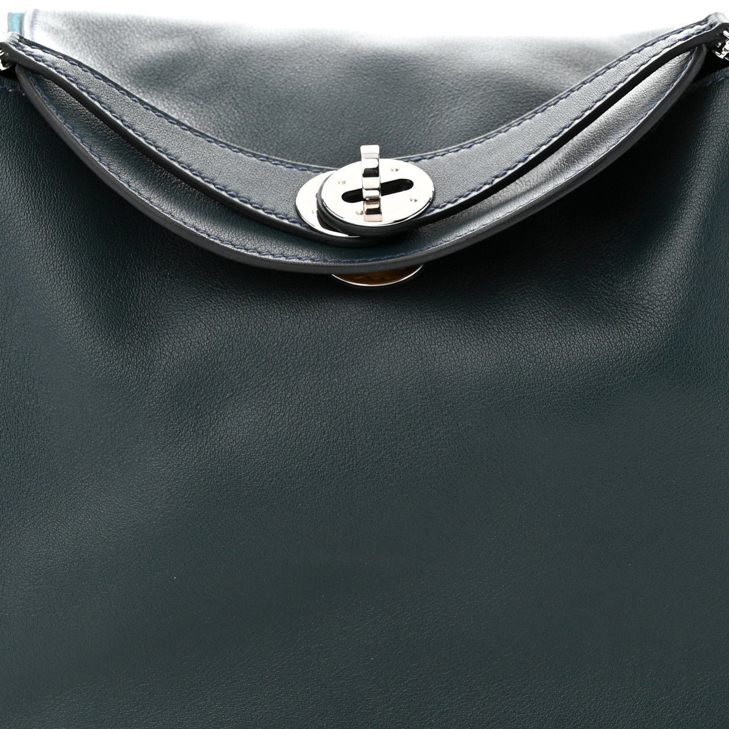 Hermes Swift Verso Lindy 26 Vert Rousseau Bronze Dore 8 of 10