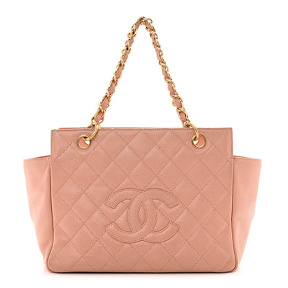 Chanel Caviar Quilted Petit Timeless Shopping Tote PTT Pink 1 of 16