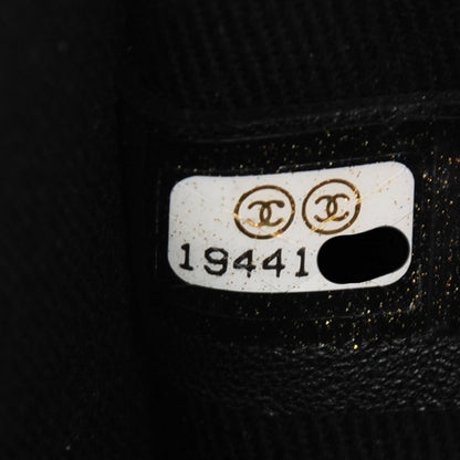 Chanel Caviar Stitched Bowtie Drawing Portfolio Bag White Black 7 of 7