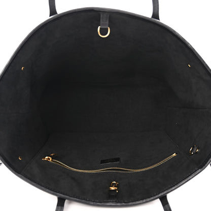Louis Vuitton Empreinte Monogram Giant Broderies Neverfull MM Black 6 of 10