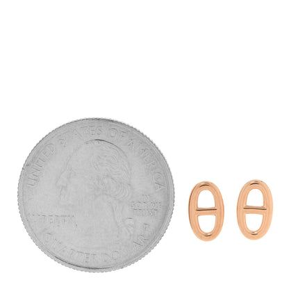 Hermes 18K Rose Gold TPM Farandole Stud Earrings 2 of 5