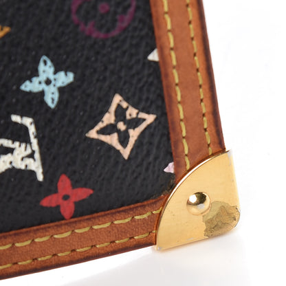 Louis Vuitton Monogram Multicolor Key Pouch Black 6 of 11