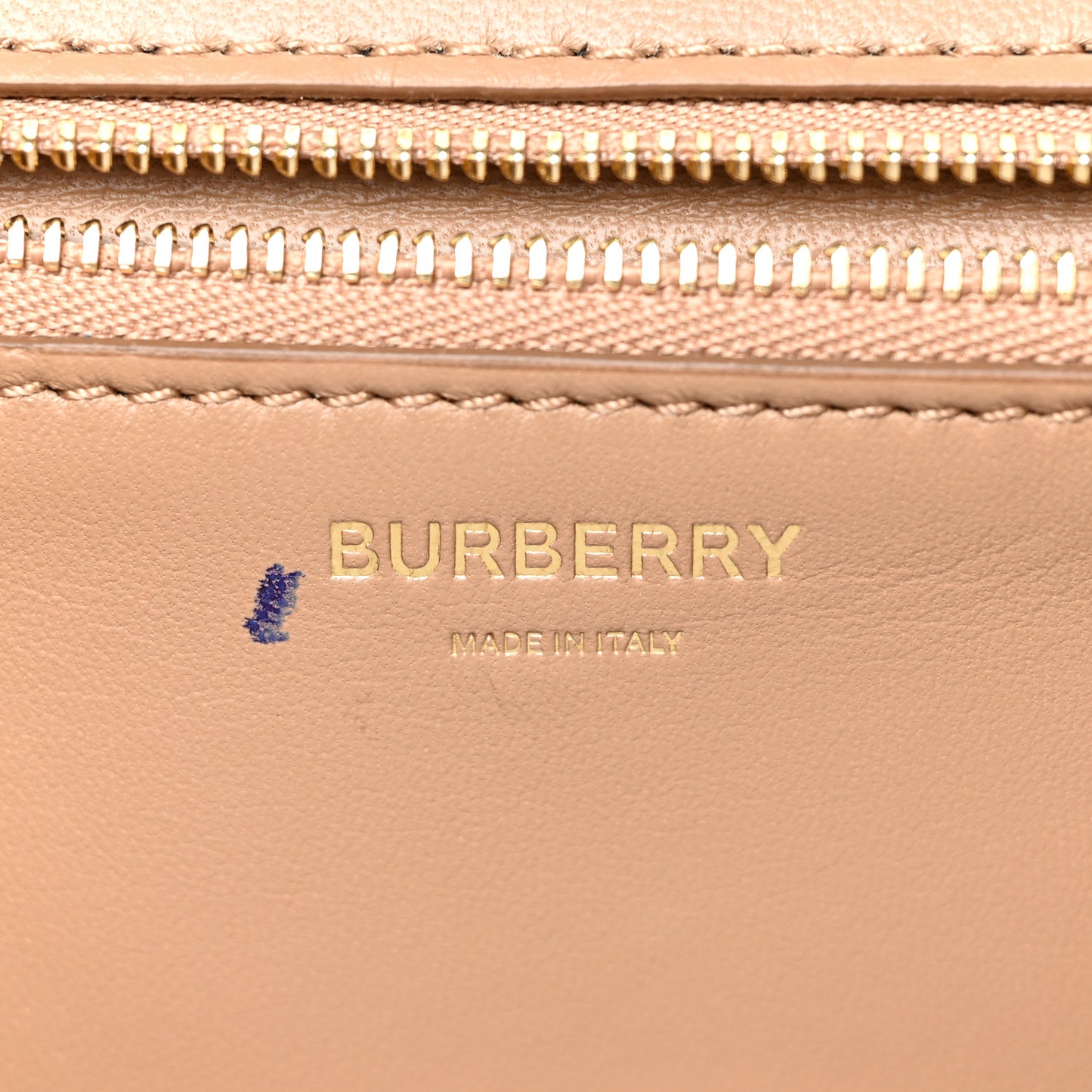 Calfskin Small TB Envelope Clutch Bag Chalk White Camel