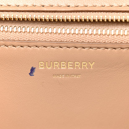 Burberry Calfskin Small TB Envelope Clutch Bag Chalk White Camel 7 of 13