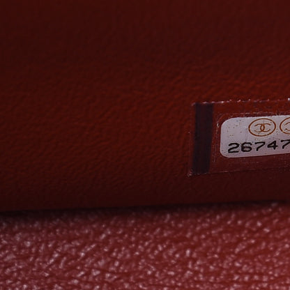 Chanel Caviar Quilted Business Affinity Backpack Dark Red 7 of 11