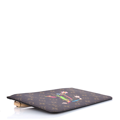 Louis Vuitton LV X TM Monogram Flowers Neverfull Pochette 4 of 8