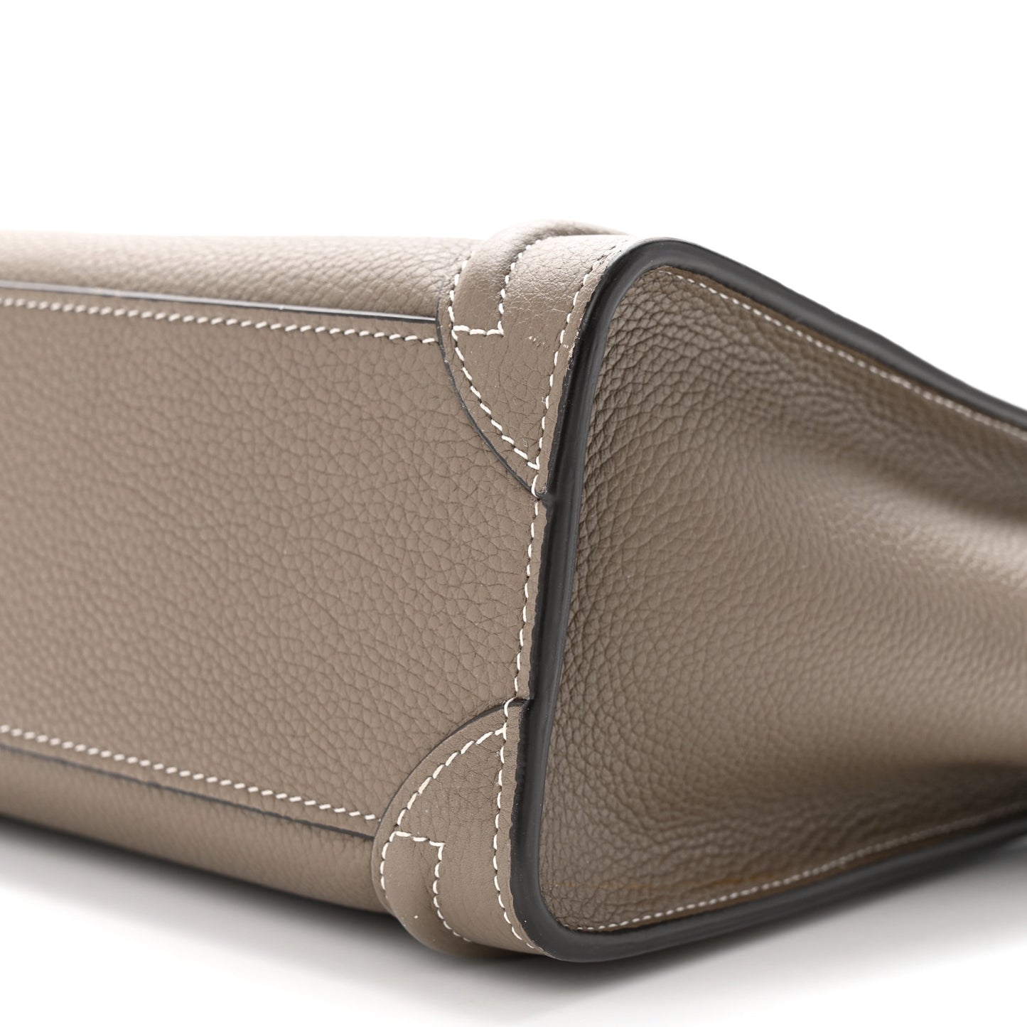 Drummed Calfskin Nano Luggage Souris