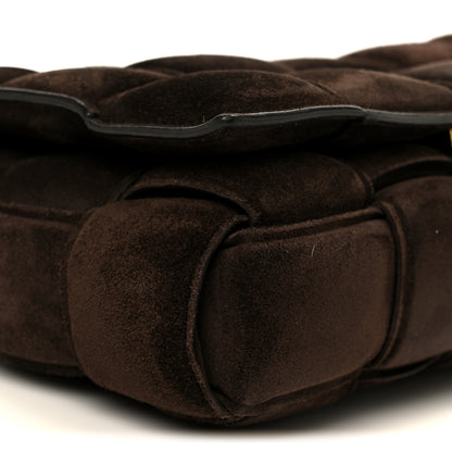 Bottega Veneta Suede Maxi Intrecciato Padded Chain Cassette Crossbody Bag Fondant 11 of 12