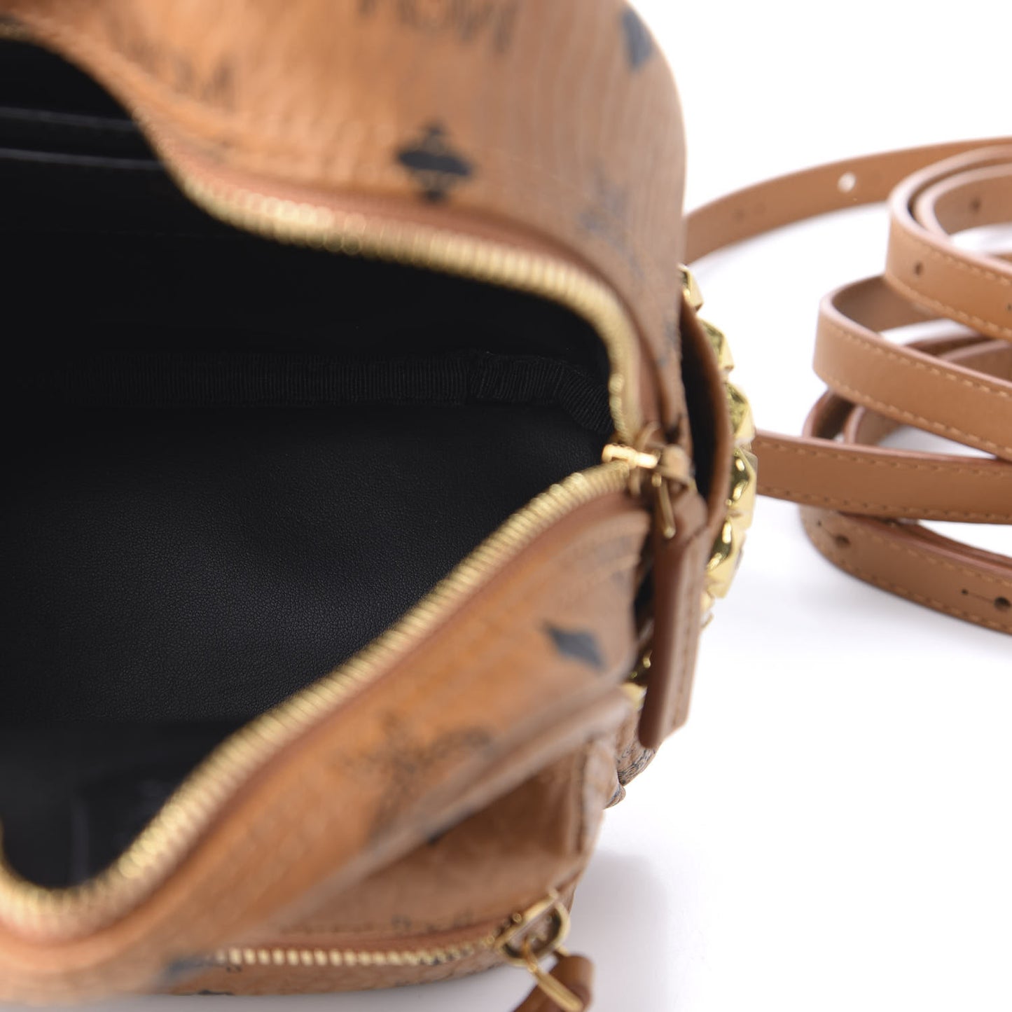 Visetos Side Stud X-Mini Stark Backpack Cognac