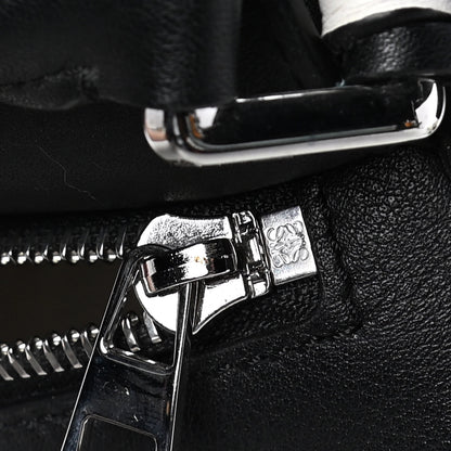 Loewe Calfskin Small Puzzle Bag Brunette Soft White Black 8 of 9
