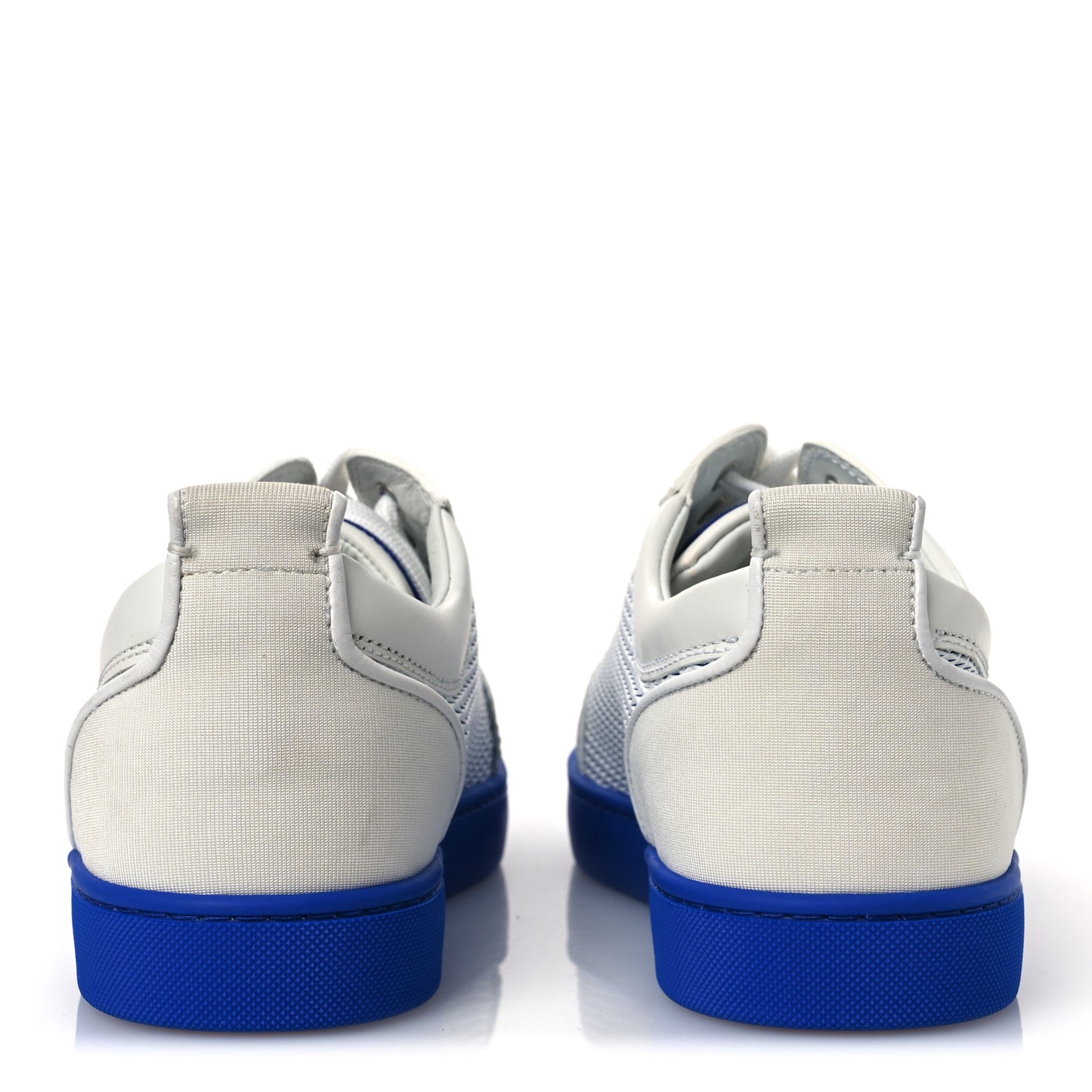 Calfskin Mens Louis Junior Orlato Flat Sneakers 43.5 White Blue