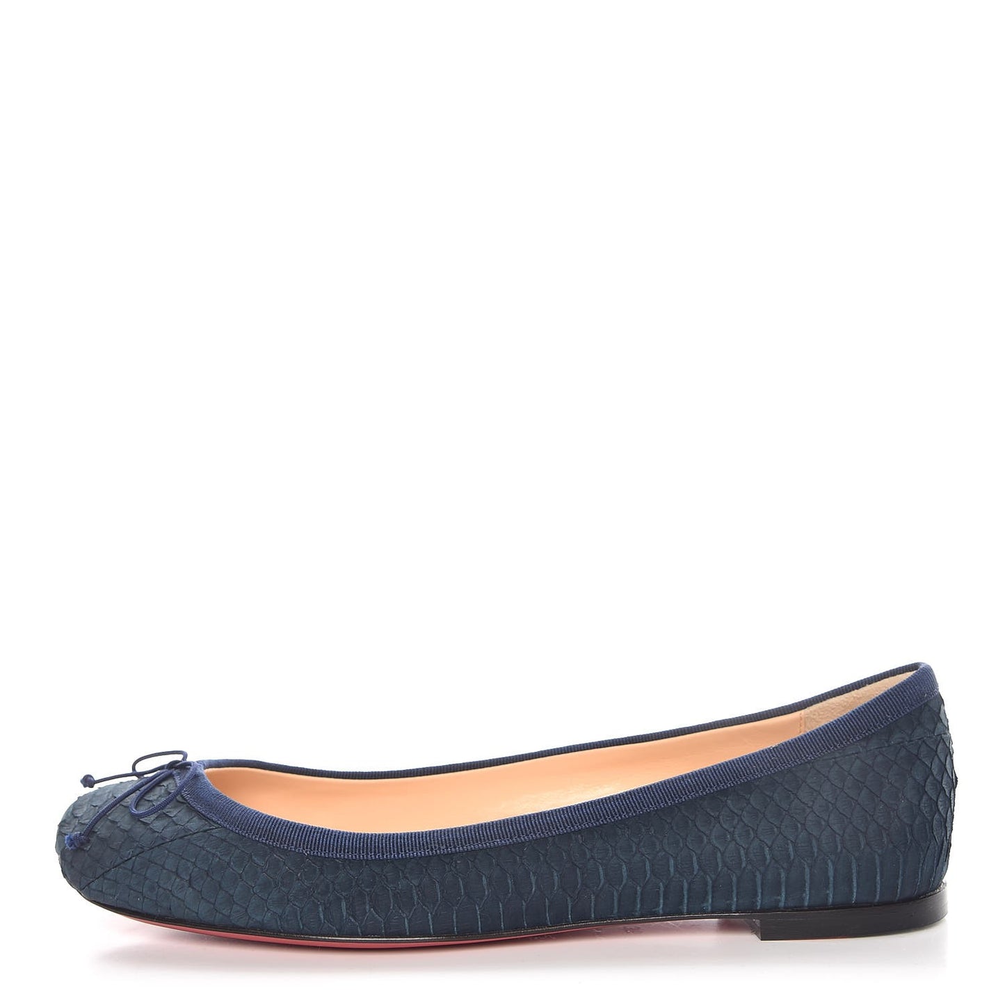 Watersnake Nubuck Rosella Flats 36 Navy Blue