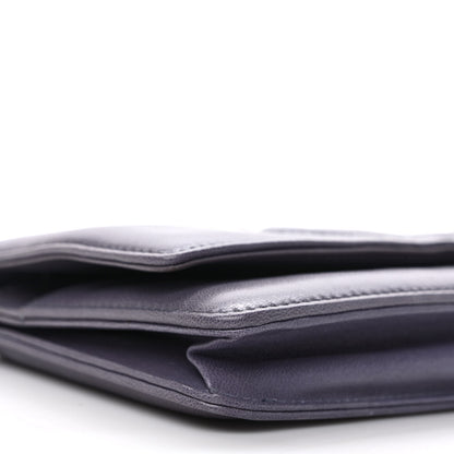 Chanel Lambskin Timeless CC Wallet on Chain WOC Light Purple 9 of 10