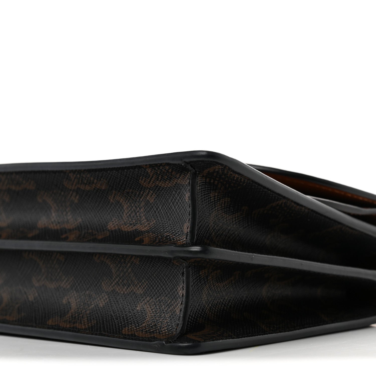 Celine Triomphe Canvas Lambskin Wallet On Strap Tan 9 of 12