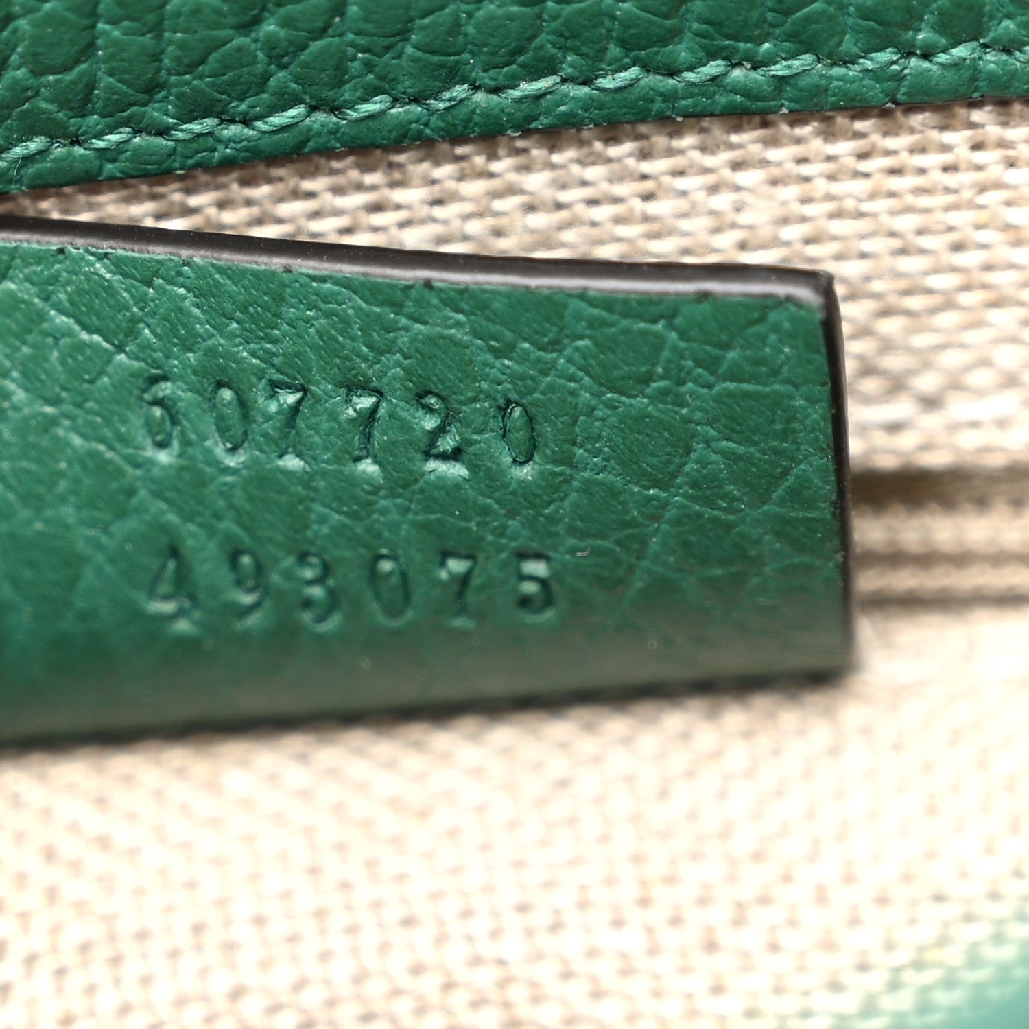 Gucci Dollar Calfskin Interlocking G Crossbody Bag Emerald 7 of 10