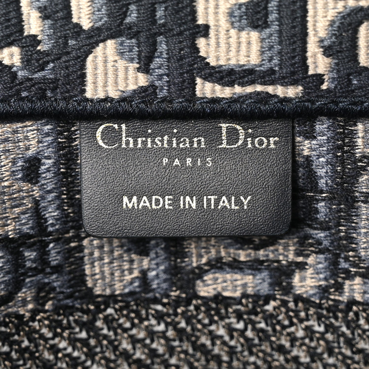 Christian Dior Oblique Small Book Tote Blue Multicolor 6 of 11