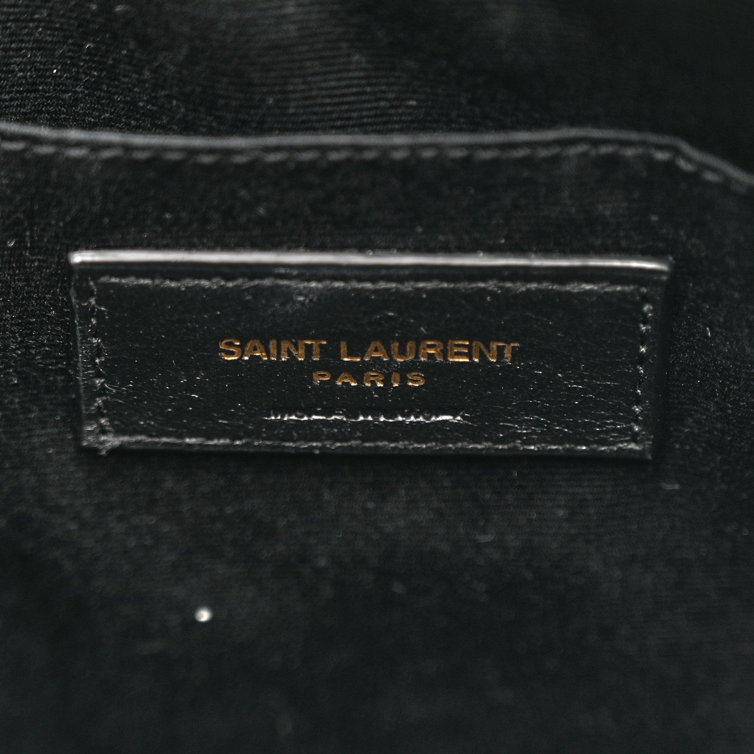 Saint Laurent Calfskin Matelasse Monogram Lou Camera Bag Black 6 of 10